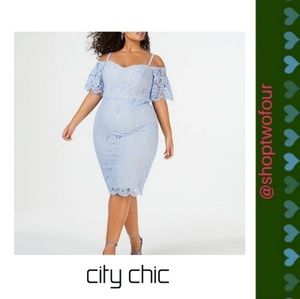 NWT Blue Lace Dress